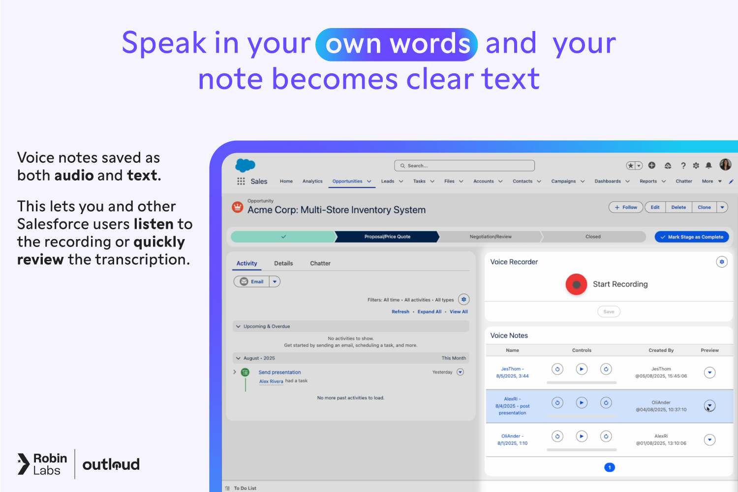 Outloud Screenshot 3